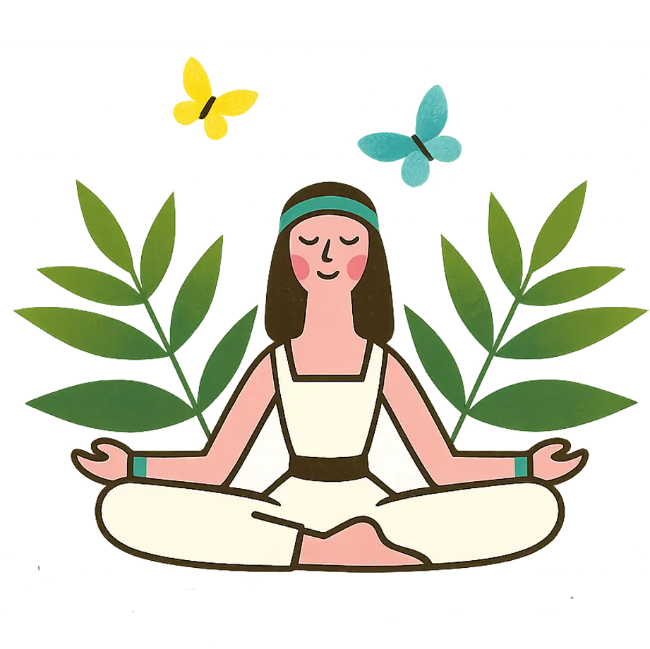 Illustration of person reading a book